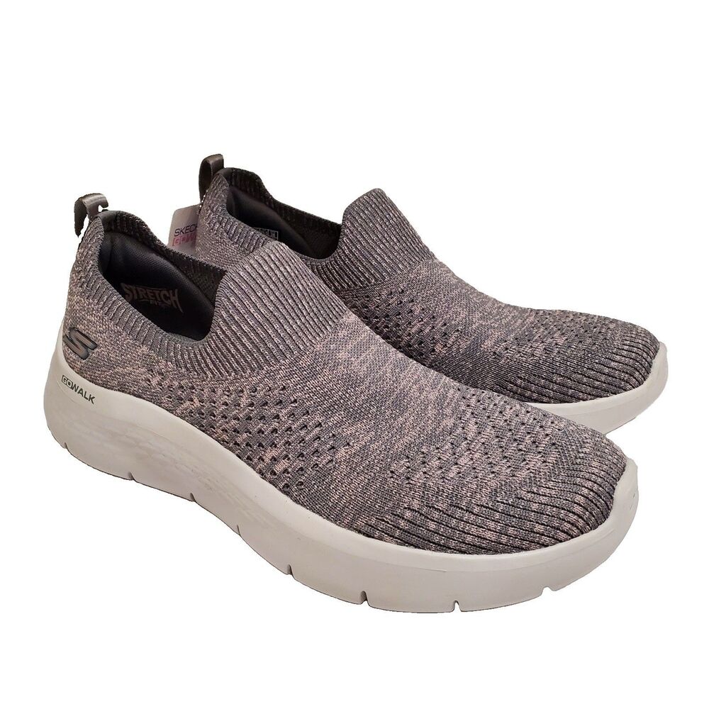 Skechers Women's Size 8.5 Gray Slip-in Go Walk Flex Sneaker 124818 NWT